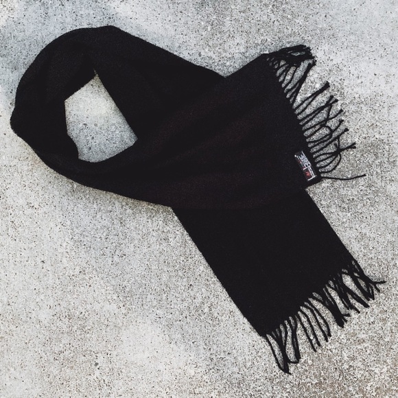 Cashmink Vegan Cashmere So Soft Classic Black Scarf - Picture 2 of 6
